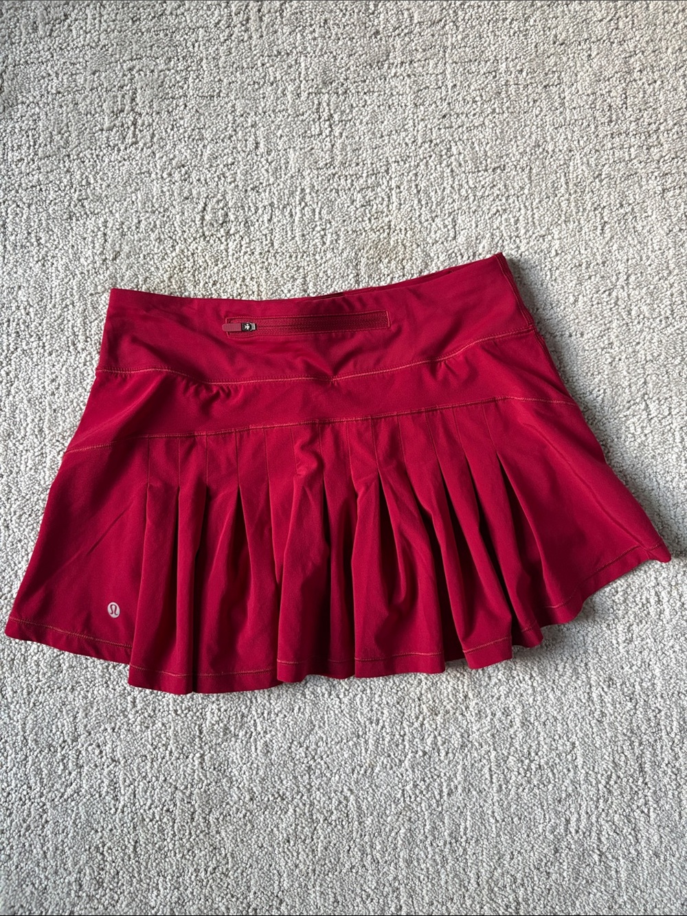 lululemon athletica Raspberry Pleated Skater Skirt